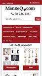 Mobile Screenshot of manneq.com