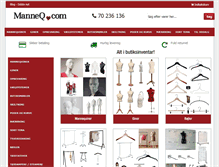 Tablet Screenshot of manneq.com